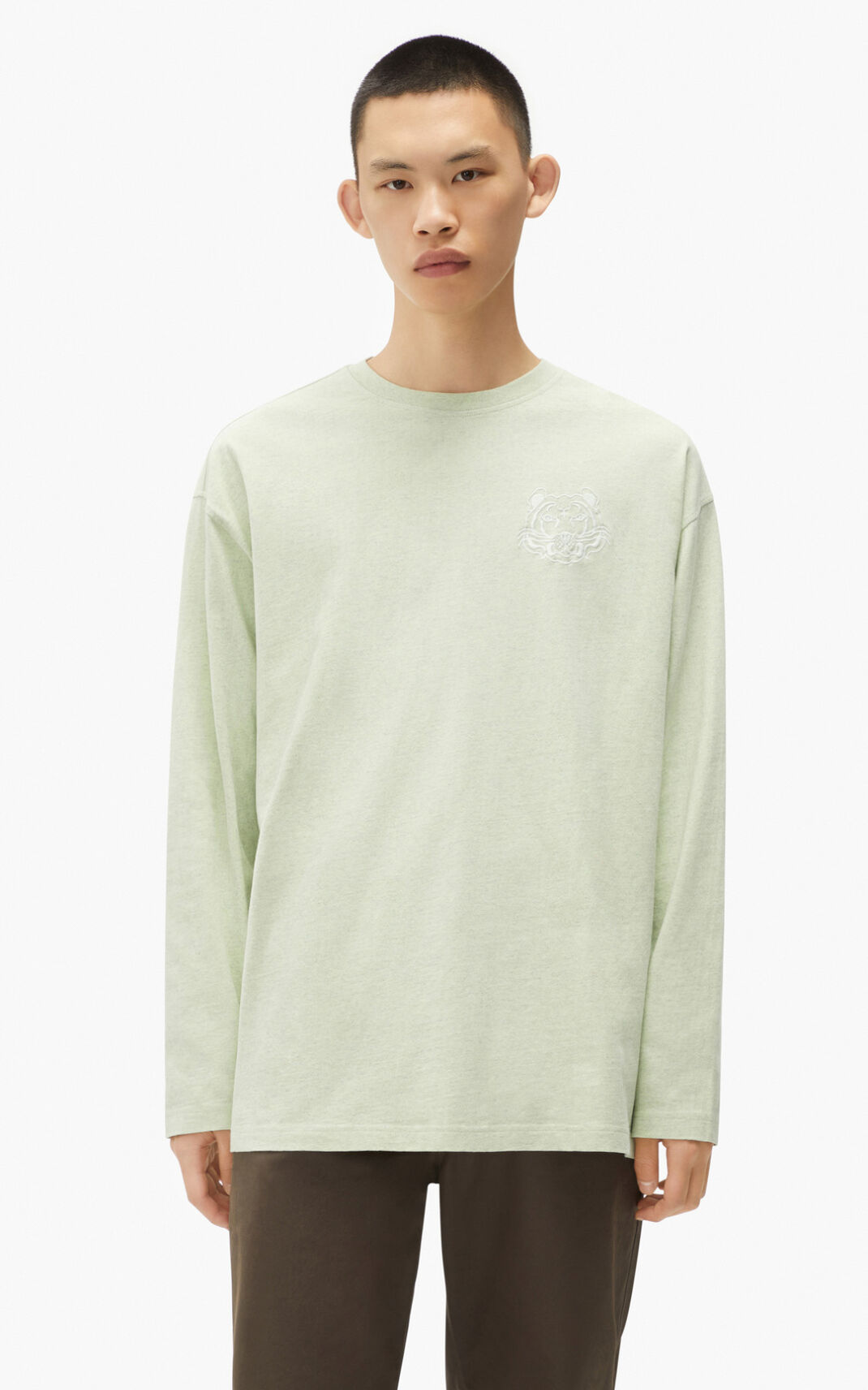 T Shirt Kenzo Homme RE Vert ROXAZ-0728